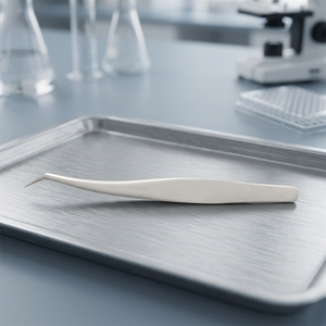Pince à épiler de précision en acier inoxydable, pointe lisse pour l'application des cils - Product Image 6