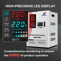 Régulateurs de Tension Automatiques à Servomoteur Monophasés Muraux SVC 8kVA 10kVA 15kVA, Sortie AC 220V