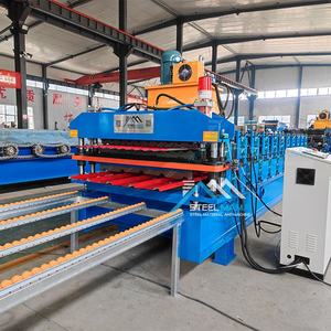 사다리꼴 및 800 골판지 이중층 금속 루핑 시트 제작 기계를 840 공장 가격 - Product Image 2