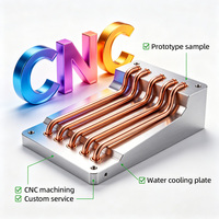 Pelat Pendingin Cair Tembaga CNC Kustom untuk Server AI Pusat Data, Heatsink Pelat Pendingin Air