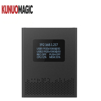 Codificador IP USB UVC Digital de Alta Definición KUNUOMAGIC, Compatible con NDI/SRT/RTSP para Transmisión en Vivo 4K (Metal) H.265, Garantía de 5 Años