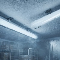 Luminaire LED étanche UL DLC 40W, connectable, résistant aux intempéries, IP65, éclairage pour environnements humides, pour la transformation alimentaire et les entrepôts frigorifiques