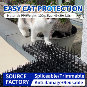 แผ่นกันแมวหนาม ป้องกันสุนัขในบ้าน พร้อมตะปูสำหรับรั้วสวน - Product Image 4