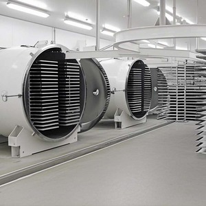 Lyophilisateur industriel à commande PLC 500 kg avec plateaux personnalisables pour matériaux en vrac - Product Image 5