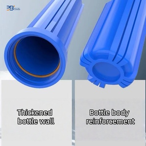 Cao cấp 4 giai đoạn 20 "x 2.5" mỏng/mỏng màu xanh Hệ thống lọc nước với đồng/Nhựa cổng và cờ lê cho xử lý nước. - Product Image 4