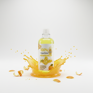 เซรั่มบำรุงผิวหน้าและผิวกายส้ม 100% สารสกัดจากส้ม ผสมแอล-กลูตาไธโอน ไนอะซินาไมด์ วิตามินอี 500 มล. 98% AHA สูตรเข้มข้น ช่วยให้ผิวกระจ่างใส ลดเลือนจุดด่างดำ - Product Image 4