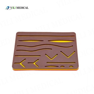 Module d'enseignement pour étudiants en médecine, module de suture cutanée simulée à trois couches, coussinet de suture cutanée en silicone, commerce extérieur transfrontalier - Product Image 1