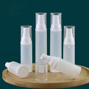 Bouteille en plastique avec pulvérisateur et pompe à vide 15-50 ml, modèle pulvérisateur/pompe à émulsion pour lotion Pure Dew, pour flacons cosmétiques - Product Image 1