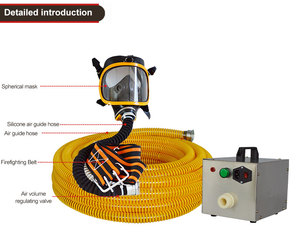 Respirateurs et masques à gaz à long tube de haute qualité Bon appareil respiratoire d'alimentation en air - Product Image 4