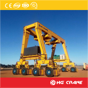 Grúa Pórtico Contenedorizada con Neumáticos de Caucho, Grúa RTG de 10, 20, 40, 60 Toneladas, Transportador de Puente de 30 Toneladas, Precio - Product Image 2