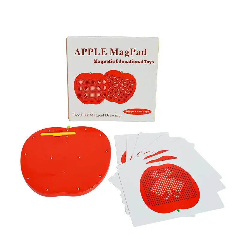 La nouvelle liste jouets éducatifs Abs coloré dessin magnétique Magpad Apple forme traçage conseil