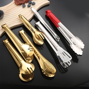 <span class=keywords><strong>Pince</strong></span> alimentaire multifonctionnelle épaissie antidérapante résistante aux hautes températures à trois lignes pour hôtel, steak, <span class=keywords><strong>viande</strong></span> rôtie, gâteau, <span class=keywords><strong>cuisine</strong></span> - Product Image 4