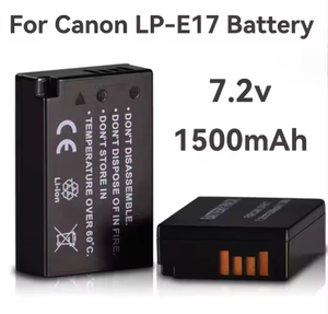 <span class=keywords><strong>LPE17</strong></span> LP E17 Batteries pour appareil photo LP-E17 pour Canon EOS 200D M3 M5 M6 T6i T8i 750D 760D 800D 850D 8000D 250D DSLR Battery - Product Image 2