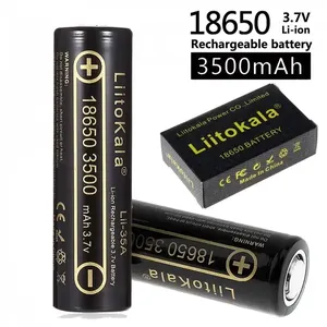 แบตเตอรี่ <span class=keywords><strong>LiitoKala</strong></span> <span class=keywords><strong>Lii</strong></span>-35A 18650 3500mAh 3.7V ของแท้ ชาร์จได้ ใช้กับไฟฉาย พาวเวอร์แบงค์ โดรน  กระแสไฟปล่อย 10A - Product Image 4