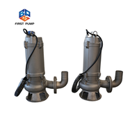 Pompe centrifuge marine submersible haute pression en acier inoxydable pour eaux usées
