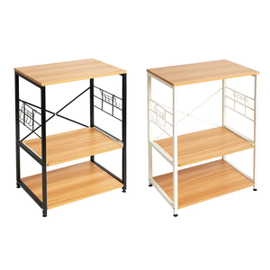 Nouvelle étagère à <span class=keywords><strong>micro</strong></span>-ondes pour <span class=keywords><strong>Mini</strong></span> <span class=keywords><strong>four</strong></span> grille-pain chariot de service avec 3 étagères étagère de cuisine KC-R0566 - Product Image 2