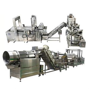 Continuous Gas Onion <b>Fryer</b> Fresh Chips Production <b>Machine</b> Fried Mushroom Chips Production Line - Product Image 1