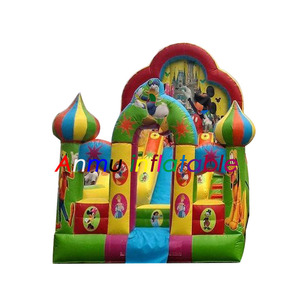 <span class=keywords><strong>Castillo</strong></span> Inflable con Diseño de <span class=keywords><strong>Mickey</strong></span> <span class=keywords><strong>Mouse</strong></span> con Tobogán y Área de Salto en Venta - Product Image 2