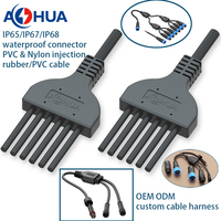 Conector Eléctrico Tipo Y IP65 IP68, Conector de Cable a Prueba de Agua de 1 a 2/3 Pines, Conector de Cableado para Luz LED Exterior