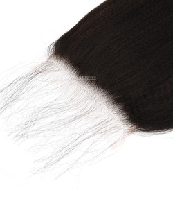วิกผมแท้เรมี่ผมคนบราซิลปิดลูกไม้6*6 HD 100% เนื้อตรงหยาบ - Product Image 3