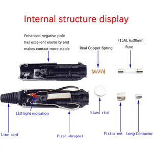 สายต่อปลั๊กไฟรถยนต์ 15A 14AWG สายเชื่อมต่อสถานีไฟฟ้าแบบพกพา - Product Image 2
