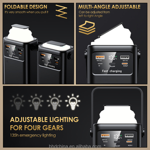 Banco de Energía Portátil de 80000mAh/50000mAh con Luz LED Plegable, Carga Rápida de 22.5W para iPhone 15/16 <span class=keywords><strong>Pro</strong></span>, Batería Externa - Product Image 3