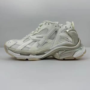 Sneakers de course de qualité supérieure en cuir véritable, sneakers chunky, sneakers décontractées pour la marche, chaussures de créateur tendance, Balenciages - Product Image 4