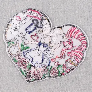 Manufacturer Direct Sell Fashion Lovely Customized Characters Sew-on And Iron-on Back Embroidery Patch For Clothing