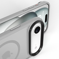 Coque de Téléphone Personnalisée Anti-Rayures à Anneau Magnétique pour Chargement sans Fil, Fine, Compatible iPhone 17 Air et iPhone 17 Pro Max