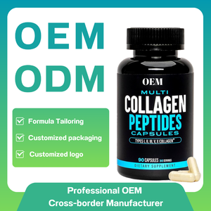 Oem Private Label Micro-Ingrediënten Multi-Collageen Petides Capsules 90/60 Capsules Voor Volwassenen-Niet Voor Zwangere Vrouwen