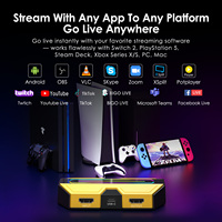 USB 3.0 4K/60Hz 1080P/240Hz Akışlı Yayın OBS Yakalama Oyun Canlı Kayıt Web Kamerası HDR HDMI Video Yakalama Kartı, HDMI - USB-C 3.2