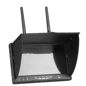 Mới lcd5802s lcd5802d 5802 7 inch TFT LCD 800*480 600cd/m2 5.8GHz đa dạng Receiver Monitor FPV DVR - Product Image 2