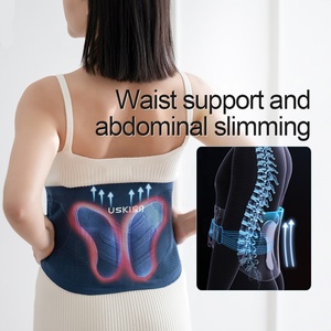 Cinturón masajeador de cintura con calefacción eléctrica para adelgazamiento abdominal y alivio del dolor lumbar - Product Image 6