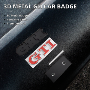 Emblema 3D de Metal con Letras GLI, Insignia para Coche, Adhesivo para Parrilla Delantera y Maletero Trasero para VW Passat Golf Bora Jetta - Product Image 2