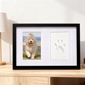 <span class=keywords><strong>Pet</strong></span> anıt çerçeve özel köpek kedi fotoğraf hatıra için ölü <span class=keywords><strong>Pet</strong></span> pençe baskı kiti ile - Product Image 4