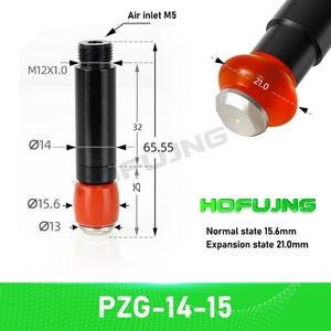 PZG14 Semi Automatic PET <b>Mini</b> Pneumatic Expansion Inner Clamp Internal Support Expansion Silicone <b>Robot</b> Gripper - Product Image 3