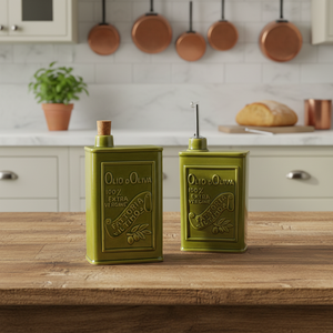 Set <span class=keywords><strong>Dispenser</strong></span> Quadrato in Ceramica per <span class=keywords><strong>Olio</strong></span> <span class=keywords><strong>e</strong></span> <span class=keywords><strong>Aceto</strong></span> Personalizzato Moderno Alimentare Regalo Perfetto Bottiglia per <span class=keywords><strong>Olio</strong></span> in Ceramica - Product Image 2