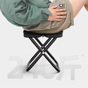 Chaises pliantes portables avec logo personnalisé pour la randonnée en plein air, la pêche - Product Image 4