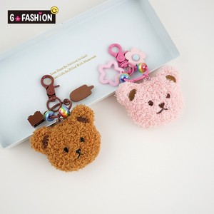 Mignon doux peluche <span class=keywords><strong>mini</strong></span> ours en peluche porte-clés dessin animé lapin lapin poupée jouets pendentif à breloque porte-clés porte-clés sac à dos - Product Image 2