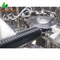 Machine de remplissage automatique de liquides et de pâtes Emi, remplisseur à piston en acier inoxydable pour le remplissage de bouteilles, de bocaux et de flacons