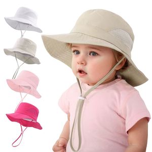 2025 New High Quality Summer Outdoor Fisherman Hat for Children Kids <b>Sunscreen</b> Fast Dry Breathable Beach Sun Bucket Hat - Product Image 2