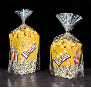 Giấy Chai Tường Đơn Quảng Trường Dùng Một Lần Bỏng Ngô Và Gà Chiên Xô 24Oz 30Oz Cho Đường Và Snack Thực Phẩm Đóng Gói - Product Image 5