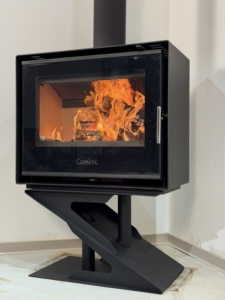 Chimenea <span class=keywords><strong>de</strong></span> <span class=keywords><strong>Leña</strong></span> para Interiores, Estufa sin Humo, Chimenea Independiente para Exteriores - Product Image 4