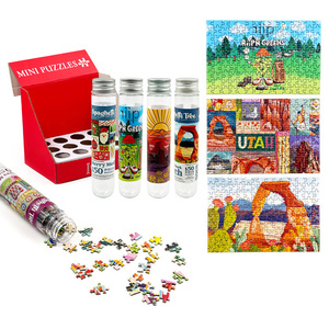 Custom Design 150 Pcs Tiny Mini Children Jigsaw Puzzle <strong>Game</strong> Maker Adult Test Tube <strong>Small</strong> Fun Jigsaw Puzzle <strong>Game</strong> - Product Image 2