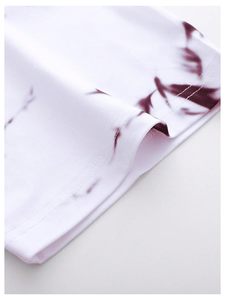 Camiseta Tie-Dye con gráfico de gran tamaño para hombre, camisetas informales de manga corta con cuello redondo de verano para hombre, camiseta informal con estampado de letras para Fitness - Product Image 5