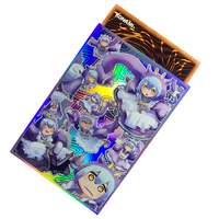 Housse mate d'impression de conception de taille personnalisée Protecteur de carte photo Jeu magique Yugioh Porte-carte