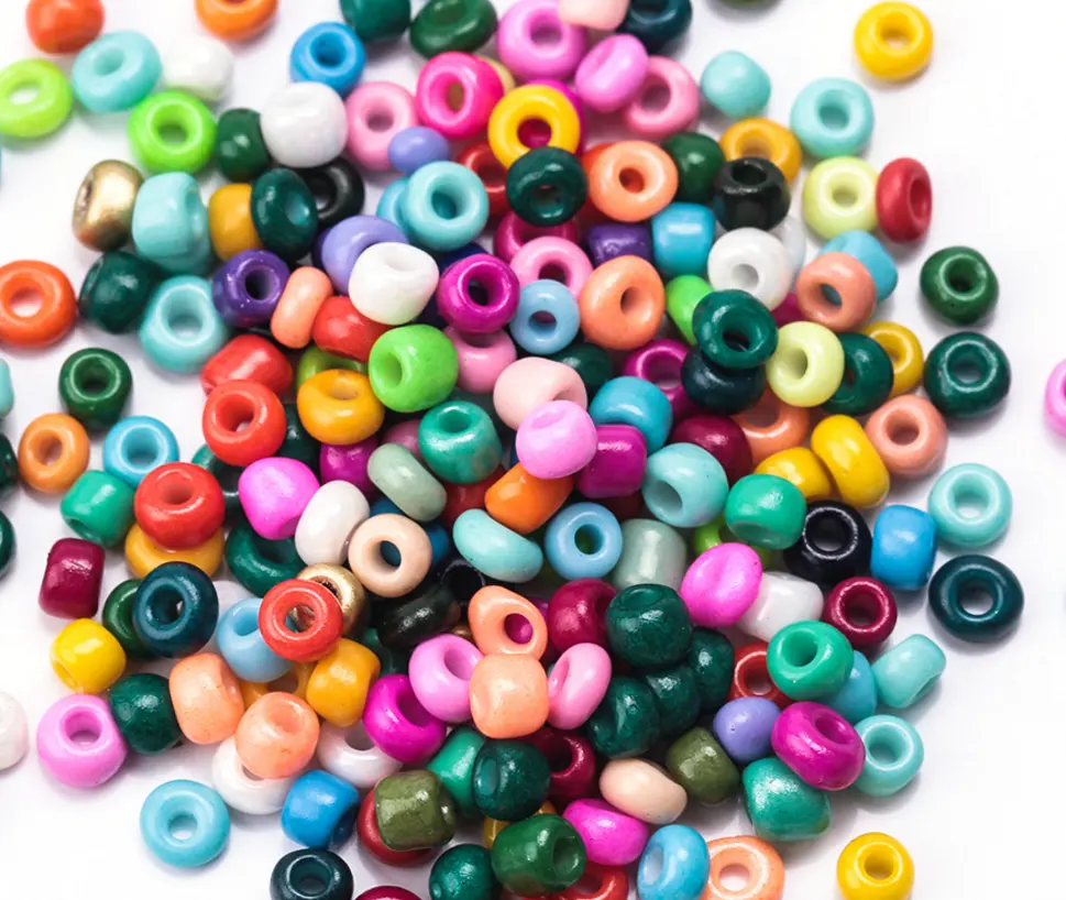Fabrik Großhandel Einfarbige Glas Samen perlen für Schmuck Handmade DIY