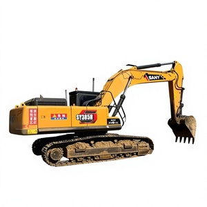 Excavatrice sur chenilles Sany SY385H 38T d'occasion, couple de rotation SR235 235kN, SR360, SR405HK, pelleuse hydraulique, foreuses hydrauliques à vendre - Product Image 1