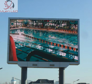 P10 điểm dẫn bảng truyền hình sân vận động dẫn Màn hình hiển thị ngoài trời độ sáng cao 6000 CD video tường kỹ thuật số trung tâm mua sắm sân bay - Product Image 4