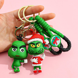 Christmas <b>Grinch</b> Keychain/Charm Green Monster Party Decoration - Product Image 1